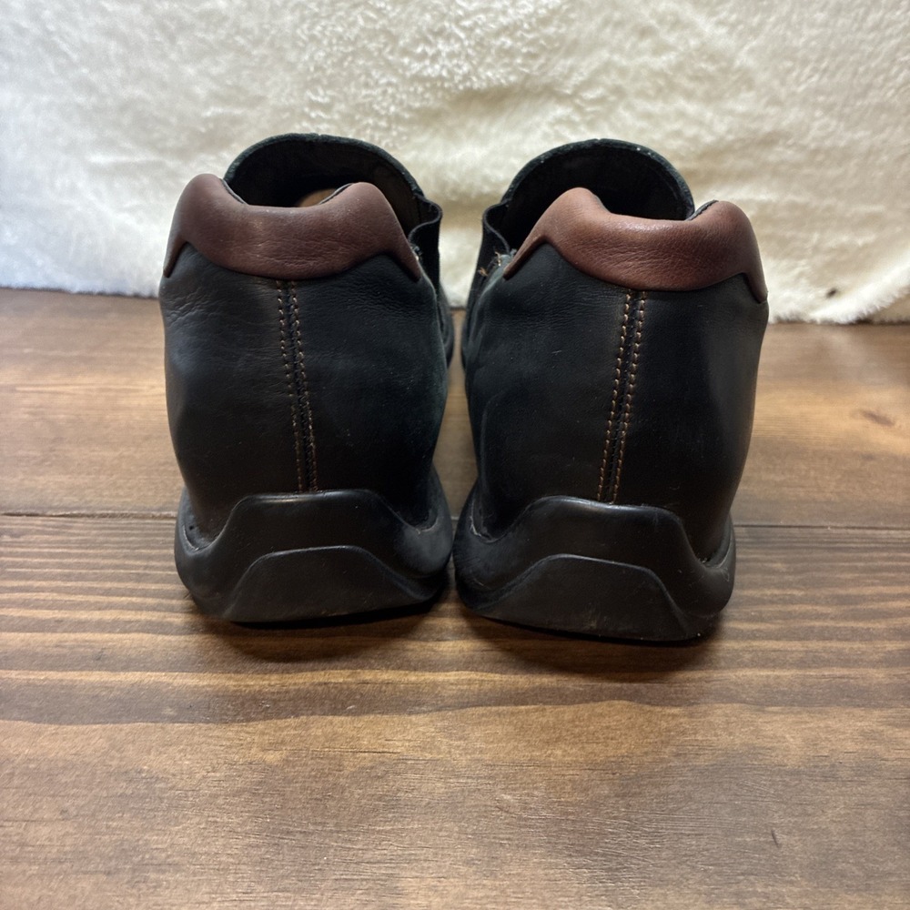 Cole Haan Zeno Loafers Mens 12M Black Brown Leather Slip On Two Tone C07485 - Picture 4 of 9